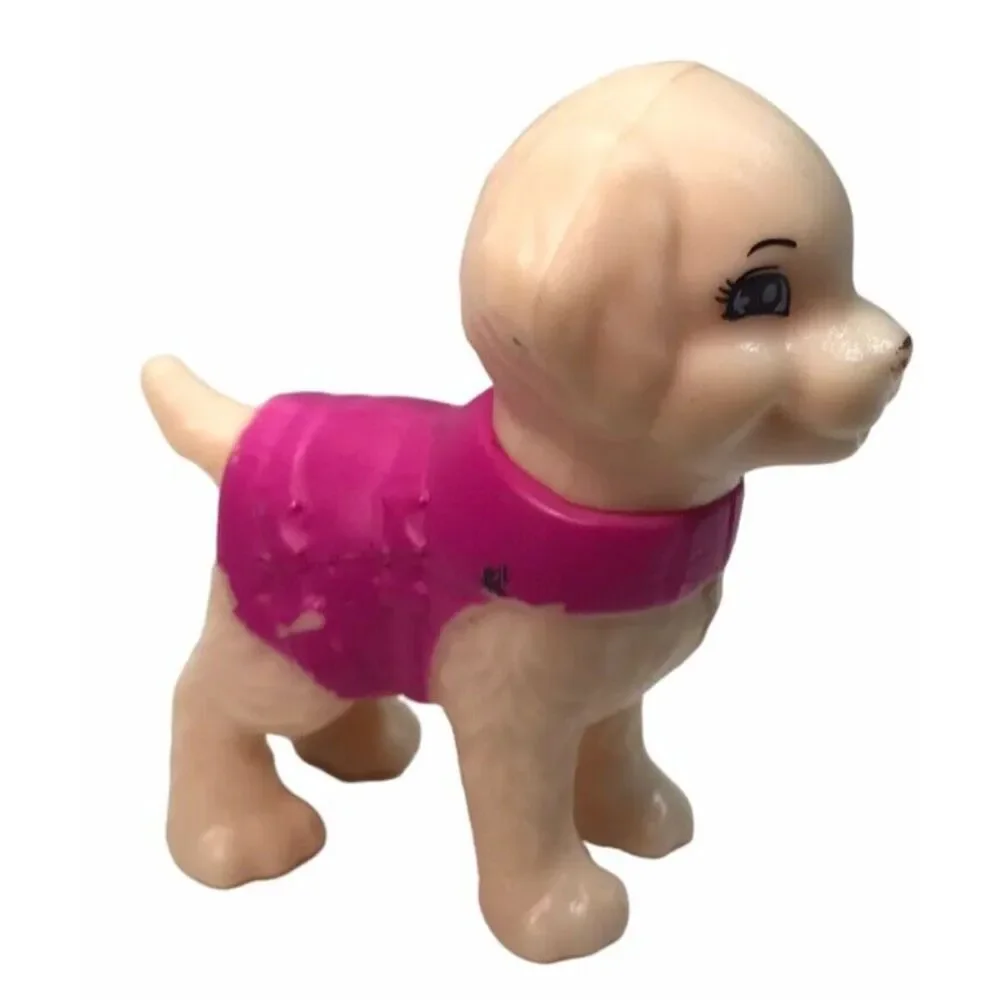 Barbie yellow lab puppy pet‎ Miniature Dog Toy replacement tan pink coat Mini